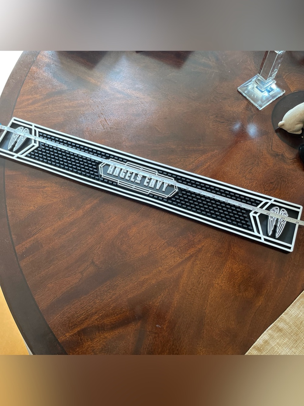 Angels Envy Kentucky Bourbon White And Black Bar Mat - Picture 2 of 5